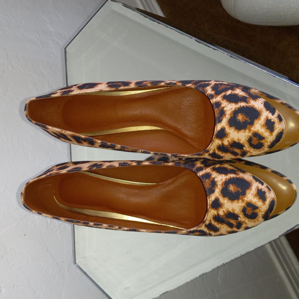 Sizes 10 Custom Shoes leopard print heels - Picture 2 of 5